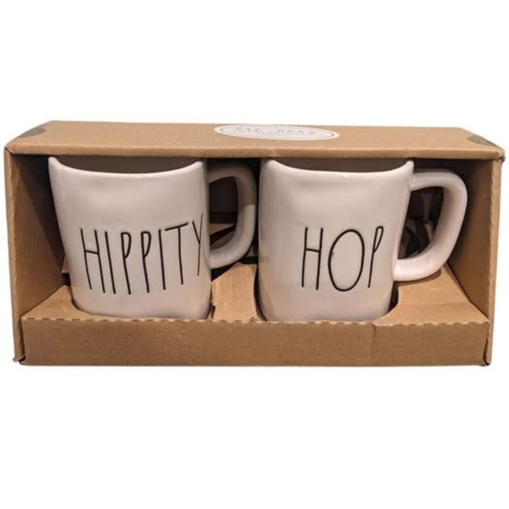 Rae Dunn Hippity Hop mug set by Magenta Farmhouse Bunny